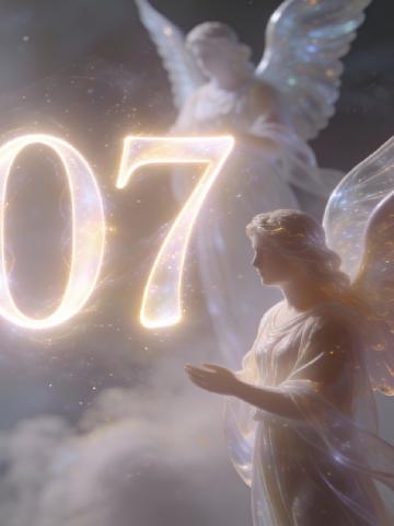 Angel number 0707 feature image