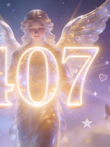 Angel number 407 feature image