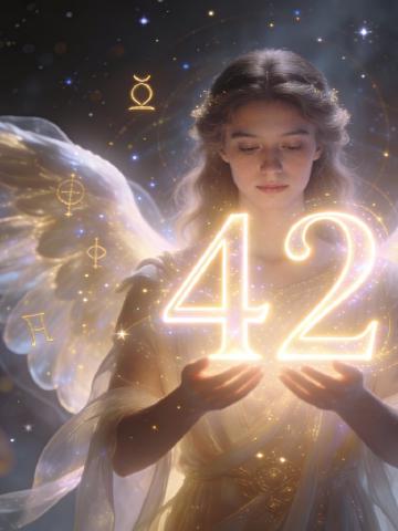 Angel number 42 feature image