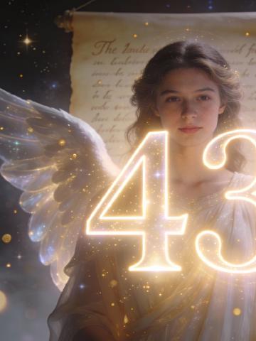 Angel number 43 feature image