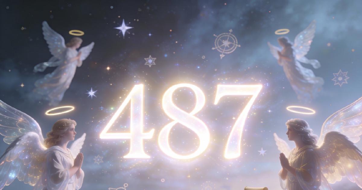 Numbe 487 Angel Number 487 Meaning - Enlightened Success