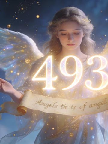 Angel number 493 feature image