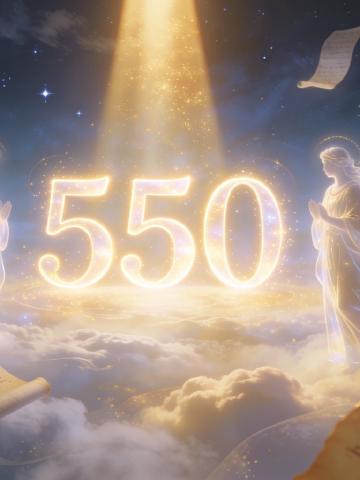 Angel number 550 feature image