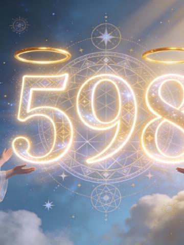 Angel number 598 feature image