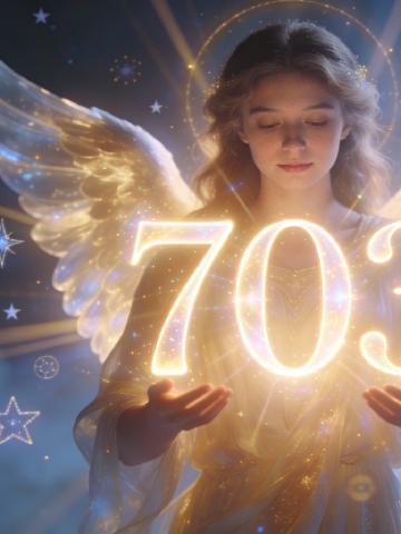 Angel number 703 feature image