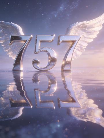 Angel number 757 feature image