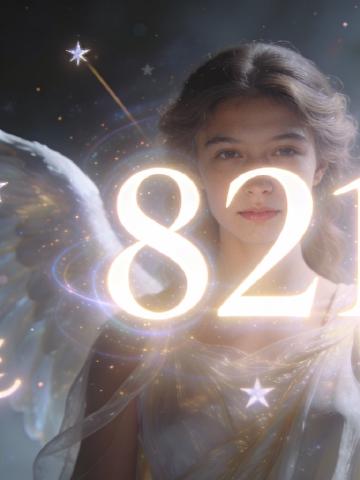 Angel number 821 feature image