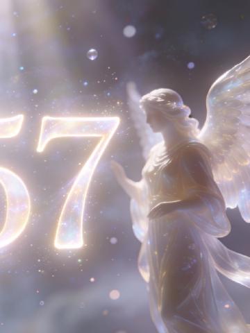 Angel number 857 feature image