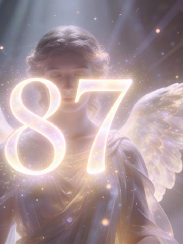 Angel number 87 feature image