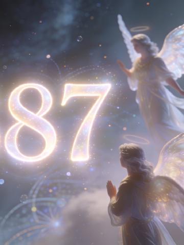 Angel number 887 feature image
