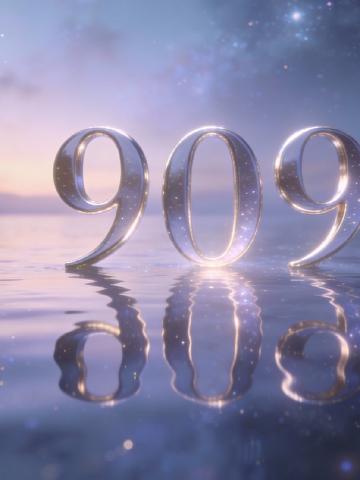 Angel number 909 feature image