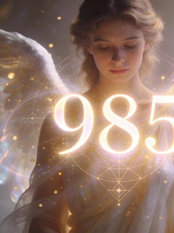 Angel number 985 feature image