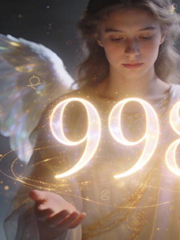 Angel number 998 feature image